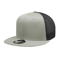 Decky 6033 6-Panel High Profile Structured Cotton Blend Trucker Hat