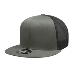Decky 6033 6-Panel High Profile Structured Cotton Blend Trucker Hat