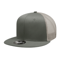 Decky 6033 6-Panel High Profile Structured Cotton Blend Trucker Hat