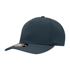 Decky 6038 Classic 5-Panel Mid Profile Structured Polyester Cap, Plastic Snapback