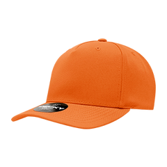 Decky 6038 Classic 5-Panel Mid Profile Structured Polyester Cap, Plastic Snapback