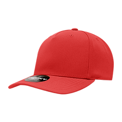 Decky 6038 Classic 5-Panel Mid Profile Structured Polyester Cap, Plastic Snapback
