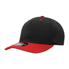 Decky 6038 Classic 5-Panel Mid Profile Structured Polyester Cap, Plastic Snapback
