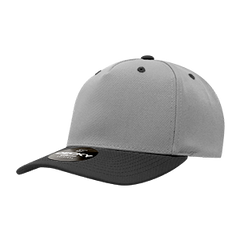 Decky 6038 Classic 5-Panel Mid Profile Structured Polyester Cap, Plastic Snapback