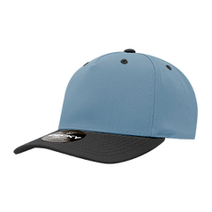 Decky 6038 Classic 5-Panel Mid Profile Structured Polyester Cap, Plastic Snapback
