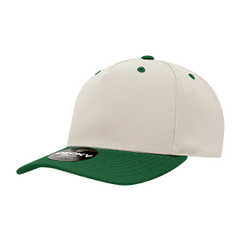 Decky 6038 Classic 5-Panel Mid Profile Structured Polyester Cap, Plastic Snapback