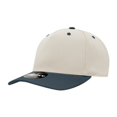 Decky 6038 Classic 5-Panel Mid Profile Structured Polyester Cap, Plastic Snapback