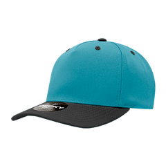 Decky 6038 Classic 5-Panel Mid Profile Structured Polyester Cap, Plastic Snapback