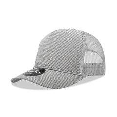 Decky 6040 5-Panel Mid Profile Structured Cotton/Poly Blend Trucker Hat w/Rope