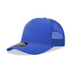 Decky 6040 5-Panel Mid Profile Structured Cotton/Poly Blend Trucker Hat w/Rope