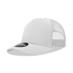 Decky 6040 5-Panel Mid Profile Structured Cotton/Poly Blend Trucker Hat w/Rope