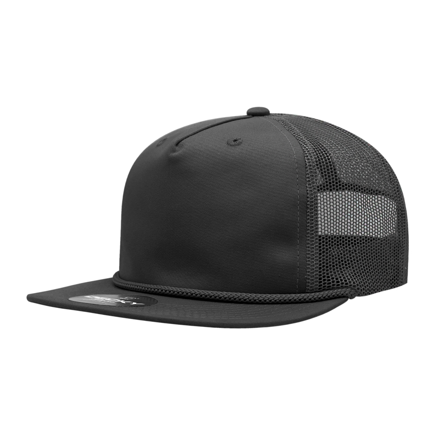 DECKY CLASSIC 6041 5-Panel High Profile Cotton Blend Trucker Cap