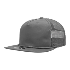 DECKY CLASSIC 6041 5-Panel High Profile Cotton Blend Trucker Cap
