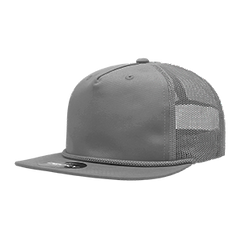 DECKY CLASSIC 6041 5-Panel High Profile Cotton Blend Trucker Cap