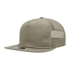 DECKY CLASSIC 6041 5-Panel High Profile Cotton Blend Trucker Cap