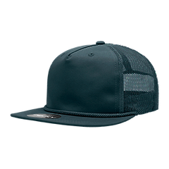 DECKY CLASSIC 6041 5-Panel High Profile Cotton Blend Trucker Cap
