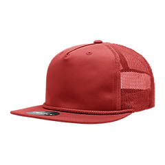 DECKY CLASSIC 6041 5-Panel High Profile Cotton Blend Trucker Cap