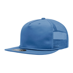 DECKY CLASSIC 6041 5-Panel High Profile Cotton Blend Trucker Cap