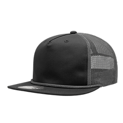 DECKY CLASSIC 6041 5-Panel High Profile Cotton Blend Trucker Cap