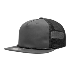 DECKY CLASSIC 6041 5-Panel High Profile Cotton Blend Trucker Cap