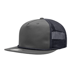 DECKY CLASSIC 6041 5-Panel High Profile Cotton Blend Trucker Cap