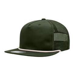 DECKY CLASSIC 6041 5-Panel High Profile Cotton Blend Trucker Cap