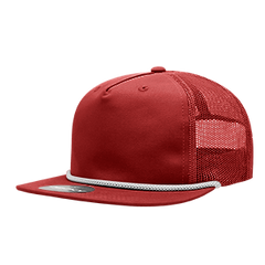 DECKY CLASSIC 6041 5-Panel High Profile Cotton Blend Trucker Cap