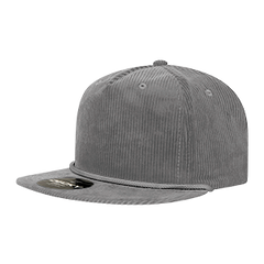 DECKY 6043 5-Panel High Profile Corduroy Rope Hat