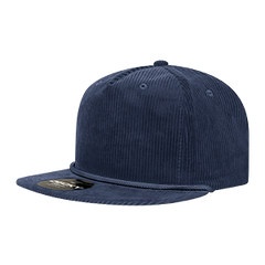 DECKY 6043 5-Panel High Profile Corduroy Rope Hat