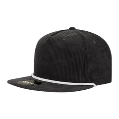 DECKY 6043 5-Panel High Profile Corduroy Rope Hat