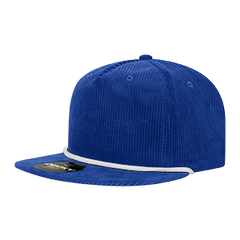 DECKY 6043 5-Panel High Profile Corduroy Rope Hat