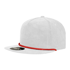 DECKY 6043 5-Panel High Profile Corduroy Rope Hat