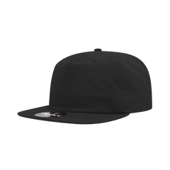 DECKY CLASSIC 6050 5-Panel High Profile Relaxed Nylon Surf Hat, Black