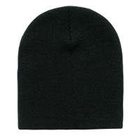 DECKY 614 Short Acrylic Beanie, One Size Fits Most | 614-BLK