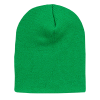 DECKY 614 Short Acrylic Beanie, One Size Fits Most | 614-BLK