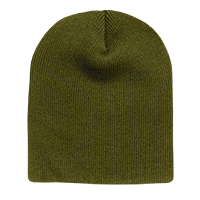 DECKY 614 Short Acrylic Beanie, One Size Fits Most | 614-BLK