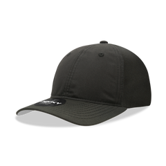 DECKY 6220 6-Panel Low Profile Relaxed Performance Dad Hat, Black