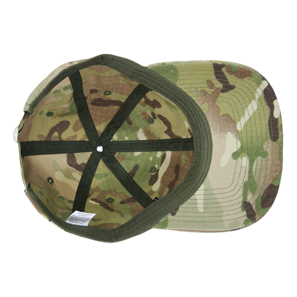 DECKY 6300 Relaxed Multicam Low Profile Ripstop Cap | 6300-MC