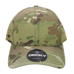 DECKY 6301 Structured Multicam Low Profile Cap, Multicam