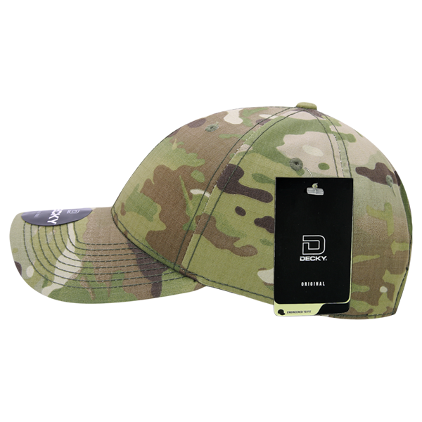 DECKY 6301 Structured Multicam Low Profile Cap, Multicam
