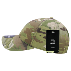 DECKY 6301 Structured Multicam Low Profile Cap, Multicam