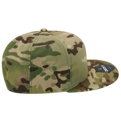 DECKY 6302 Multicam 6-Panel High Profile Snapback Cap, Flat Bill