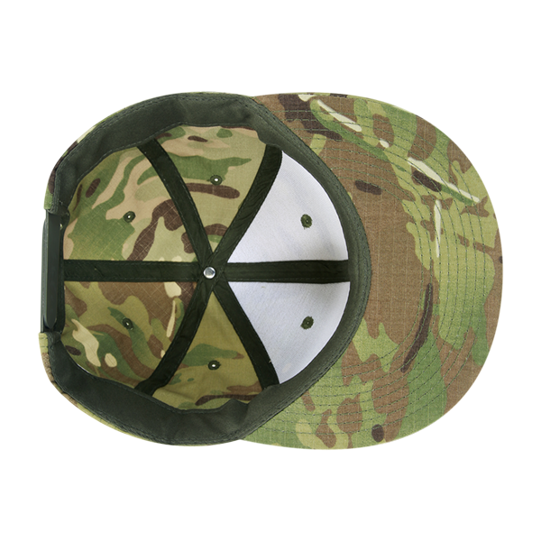 DECKY 6302 Multicam 6-Panel High Profile Snapback Cap, Flat Bill