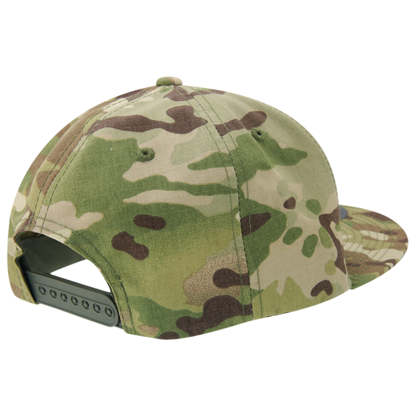 DECKY 6302 Multicam 6-Panel High Profile Snapback Cap, Flat Bill
