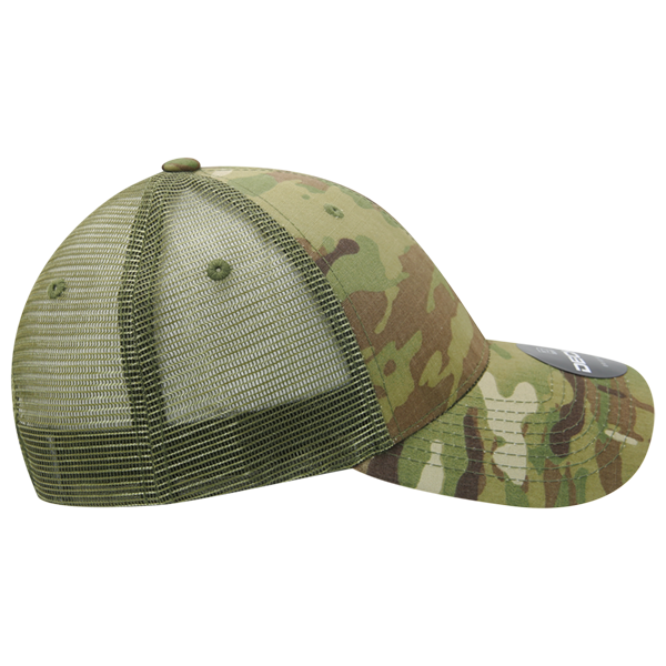 DECKY 6305 Multicam Relaxed Low Profile Trucker Hat, Mtc/Mtc/Olive