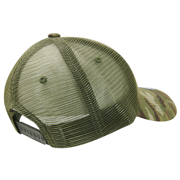 Decky 6306 Multicam Structured Low Crown Trucker Hat, Mtc/Mtc/Olive