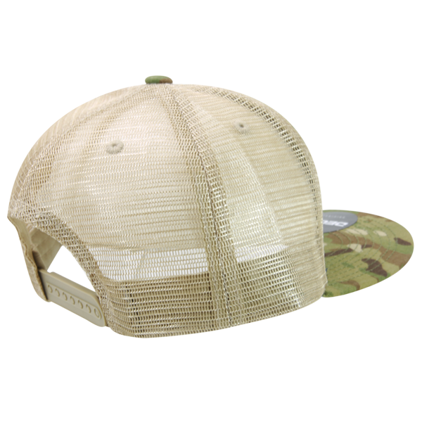 DECKY 6307 Multicam High Crown Trucker Hat, Mtc/Mtc/Khaki