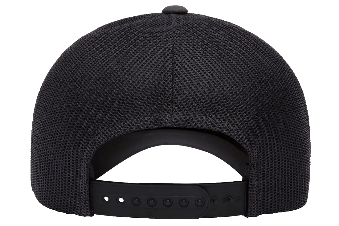 YP Classics Low Profile Trucker Cap Flex Fit House 6601-BK-ONE
