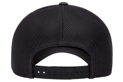 YP Classics Low Profile Trucker Cap Flex Fit House 6601-BK-ONE