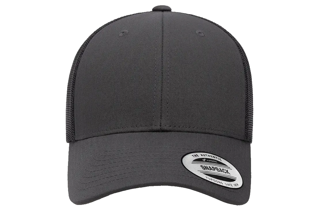 YP Classics Low Profile Trucker Cap Flex Fit House 6601-BK-ONE